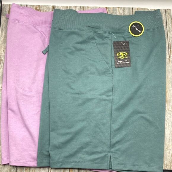 Women's French Terry Cloth Bermuda Shorts 2-Pack Size XXXL - Picture 4 of 12